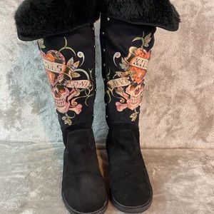 ed hardy boots new